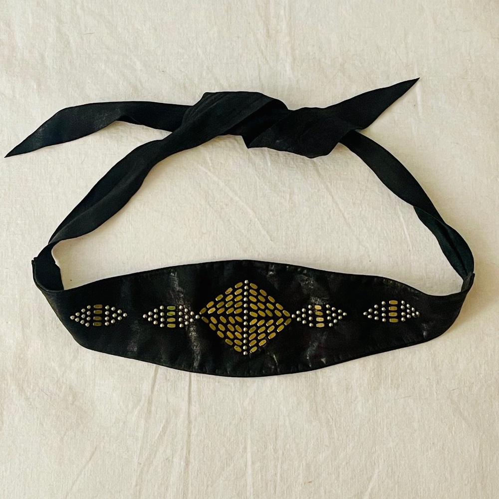 Colleen Cordero Black waist belt